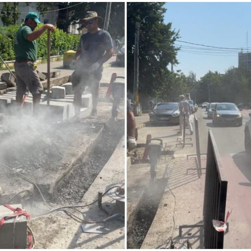 Garda de Mediu Bacau investighează poluarea aerului cauzată de o firmă de construcții