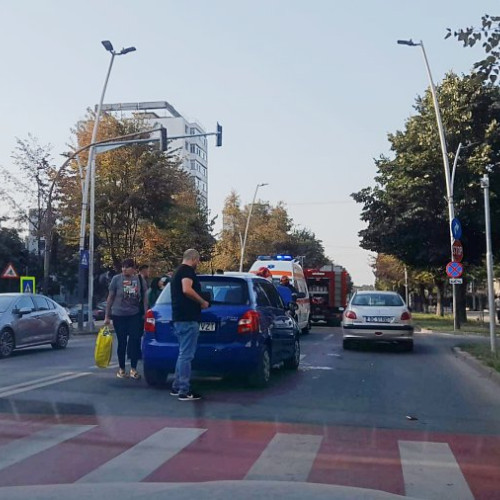 Accident de circulație pe Calea Mărășești, fără victime