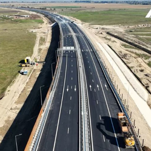 Primii kilometri din Autostrada Moldovei A7, dată în trafic pe 7 noiembrie