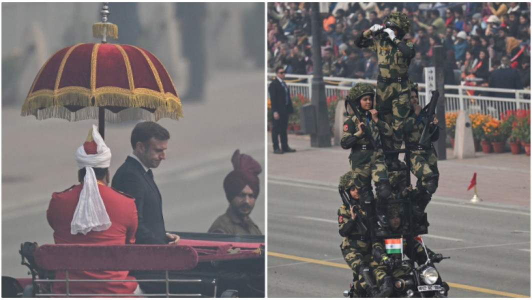 Președintele Macron, Oaspete de Onoare la Uriașa Paradă Militară din New Delhi