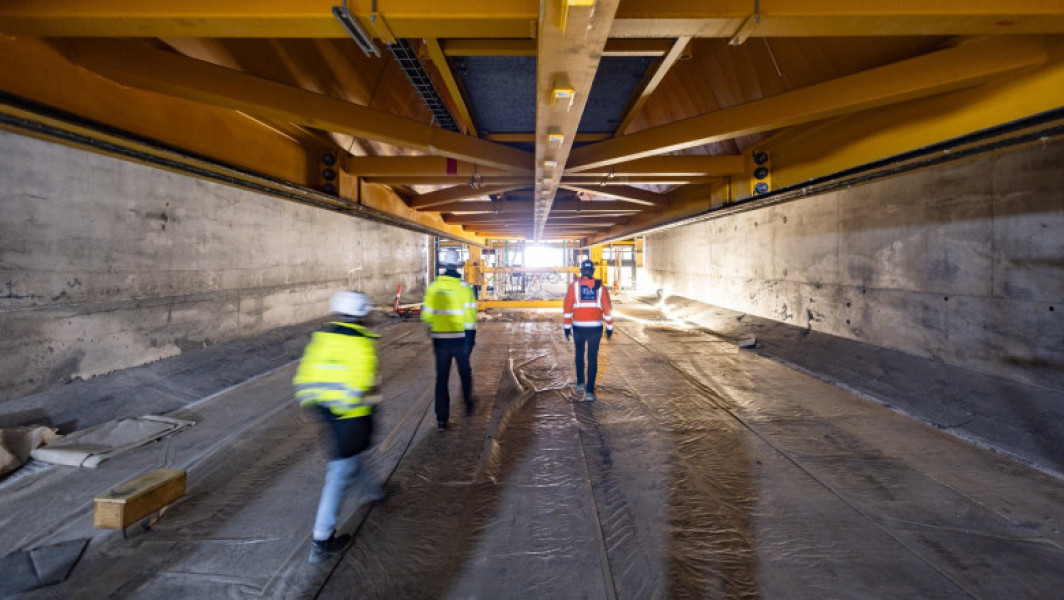 Un tunel record între Danemarca și Germania sub Marea Baltica