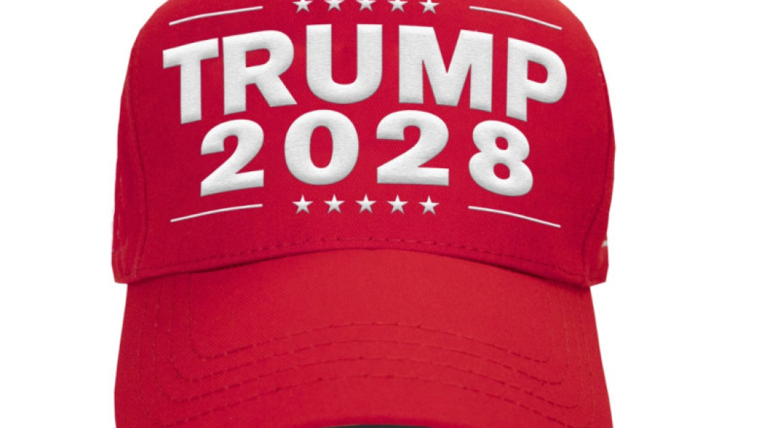 Donald Trump își promovează campania cu merchandise pentru 2028