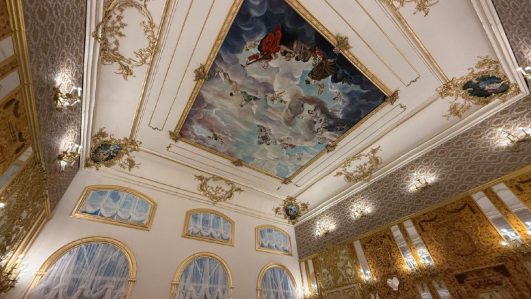 Reconstituirea Camerei de Chihlimbar, expusă în Polonia