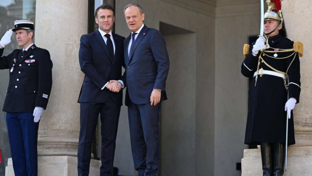 Macron și Tusk semnează un tratat de prietenie între Franța și Polonia