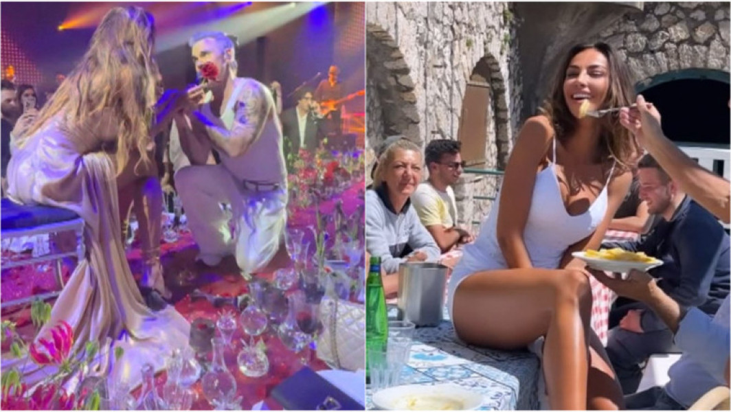 Mădălina Ghenea și Robbie Williams, moment viral la petrecerea unui miliardar