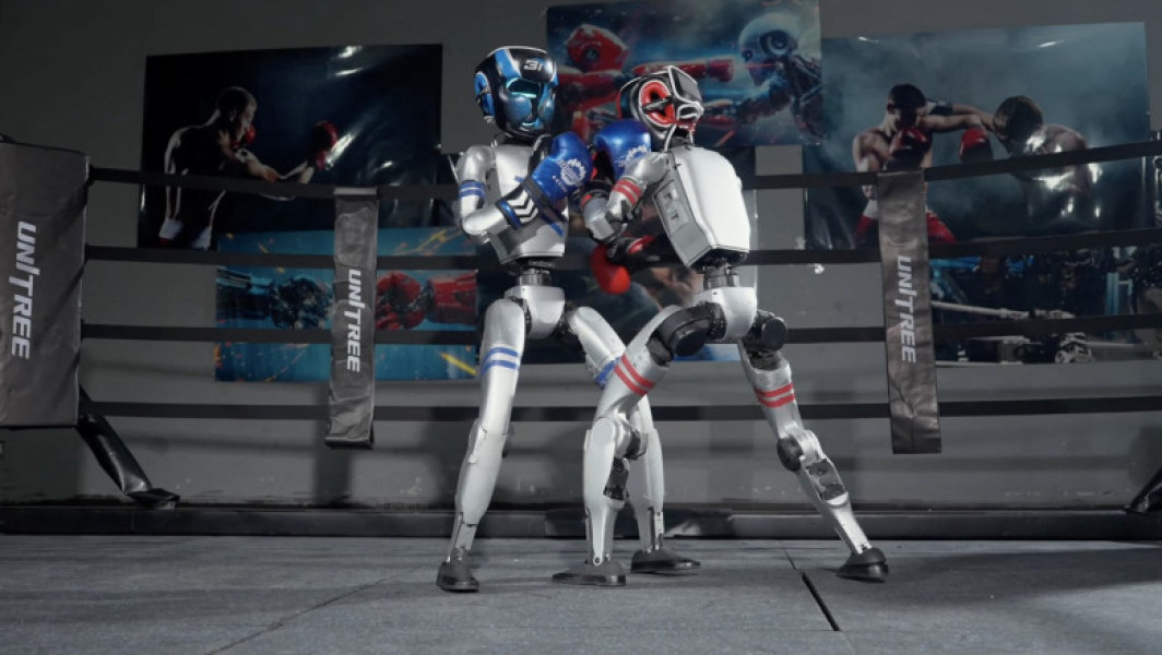 China a organizat primul turneu de box cu roboți humanoizi