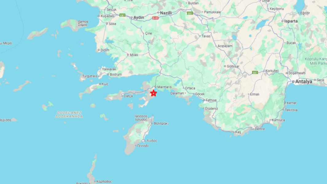 Cutremur cu magnitudinea 5,8 în Marmaris, Turcia