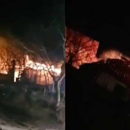 Bătrâna de 86 de ani și fiul ei salvați în ultimul moment dintr-un incendiu - FOTO!