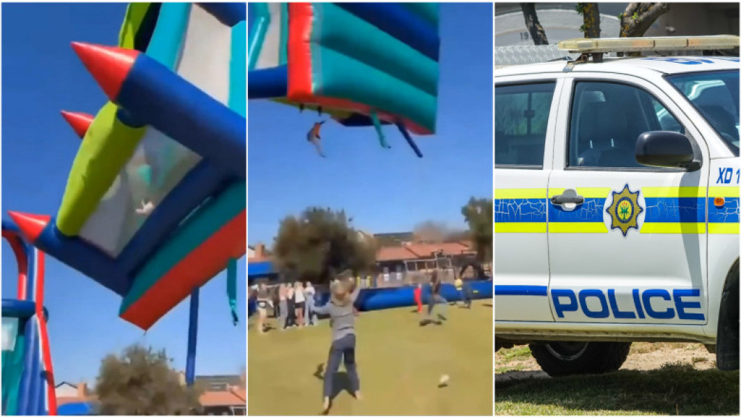 Incident grav la o școală din Africa de Sud după ce un castel gonflabil a fost ridicat în aer de vânt
