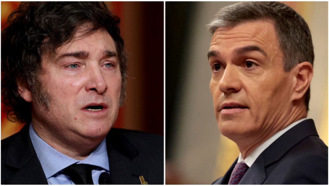 Presedintele Argentinei, Javier Milei, a avut un nou incident verbal cu liderul spaniol Pedro Sanchez la un eveniment la Madrid, informeaza Reuters. La Forumul Economic de la Madrid, desfasurat duminica seara, Milei a cerut ca „banditul local sa fie batut mar”, referindu-se la Sanchez, fara a-l numi direct. Biroul lui Sanchez nu a comentat incidentul, potrivit sursei.