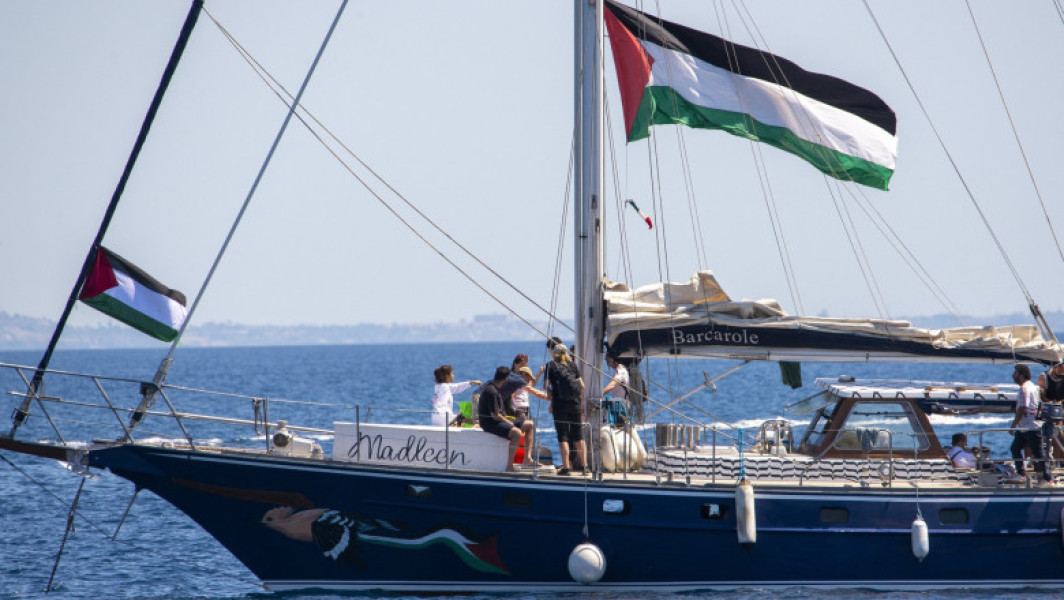 nava madleen ajunge în portul asdod după blocarea de Israel