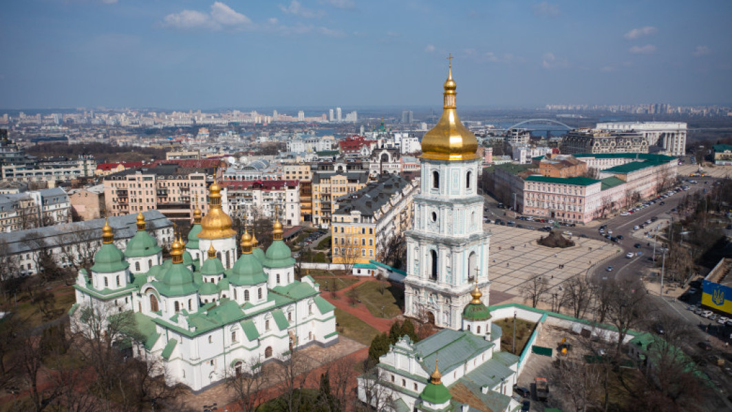 Catedrala Sfânta Sofia din Kiev, avariată într-un atac rusesc