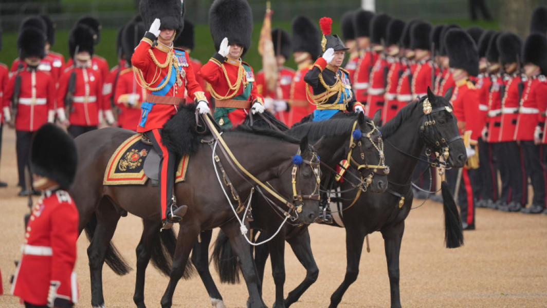 eveniment regal în Londra: parada Trooping the Colour și apariția familiei regale