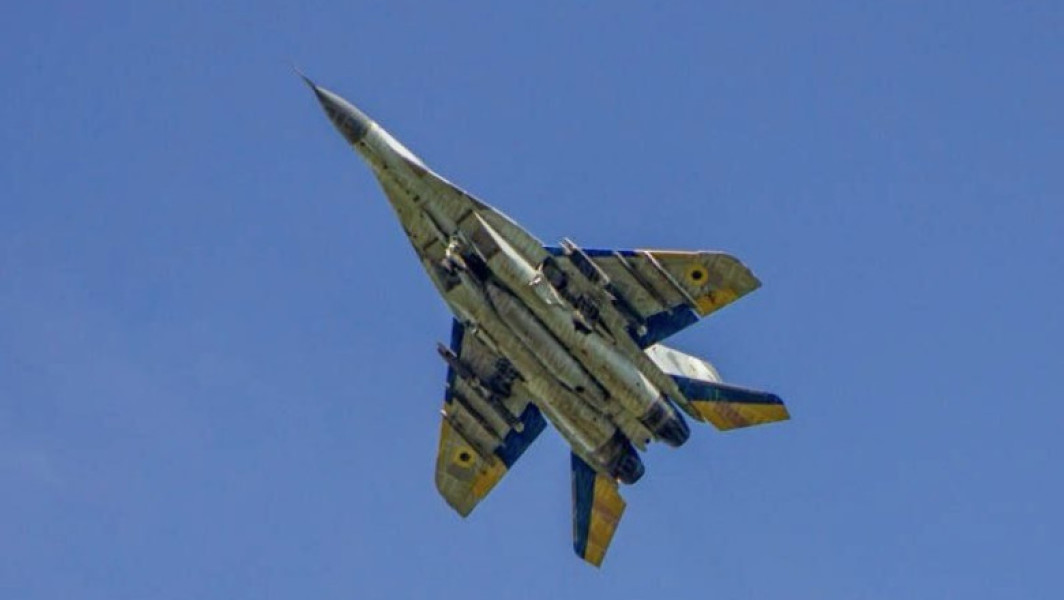 avion MiG-29 ucrainean a efectuat atac de precizie asupra pozițiilor ruse din Zaporojie