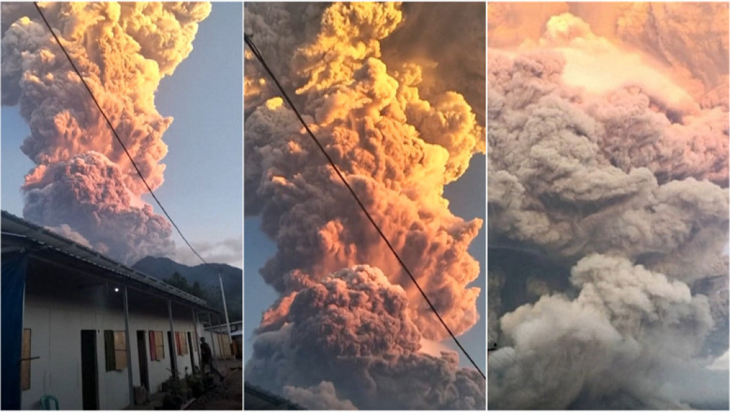 Vulcanul Lewotobi Laki-laki din Indonezia a erupt din nou, pe 17 iunie, trimitând un nor mare de cenușă până la 11 kilometri în atmosferă. Autoritățile locale au emis cel mai ridicat nivel de alertă, iar zborurile spre și dinspre insulele Bali și Flores au fost anulate, notează Digi24.ro.