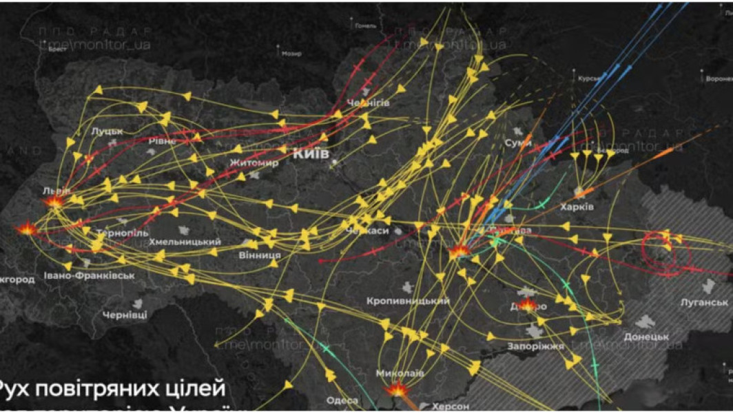 Rusia a lansat un atac masiv asupra Ucrainei, utilizând peste 537 de drone și rachete într-o operațiune noaptea trecută, relatează armata aeriană ucraineană. Potrivit sursei, în timpul atacului a fost ucis și un pilot de F-16, locotenent-colonelul Maksim Oustimenko.