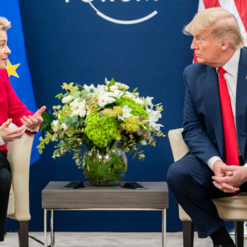 Ursula von der Leyen și Donald Trump au purtat o discuție telefonică despre tarifele vamale
