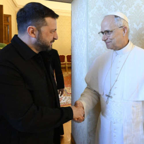 Papa Leon al XIV-lea s-a întâlnit cu Volodimir Zelenski la Castel Gandolfo