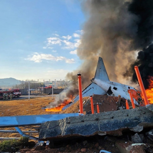 Un accident aerian devastator s-a produs pe 29 decembrie 2024 pe aeroportul din Muan, Coreea de Sud, implicând un avion al companiei Jeju Air. Avionul Boeing 737 s-a lovit de un zid de beton la capătul pistei, după ce a avut probleme în timpul aterizării, ucigând 179 de dintre cei 181 de oameni aflați la bord.