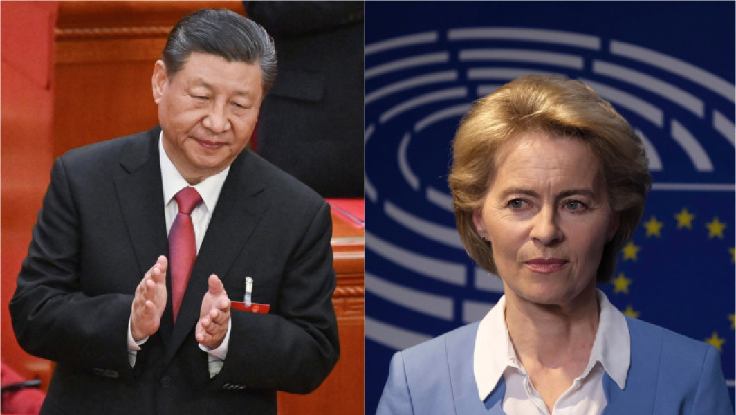 UE se teme că nu va putea menține piețele deschise pentru exporturile din China, dacă Beijingul nu va lua măsuri ferme pentru a reechilibra relațiile comerciale, a declarat joi președinta Comisiei Europene, Ursula von der Leyen, după formalitățile de la Beijing, potrivit Digi24.
