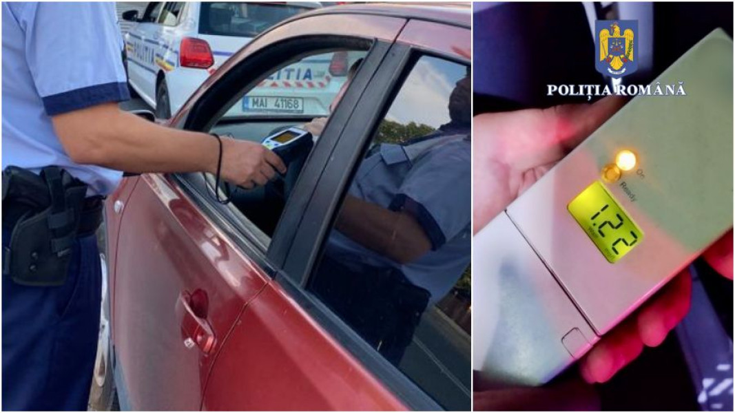 bărbat depistat beat la volan de poliție în comuna Brusturoasa