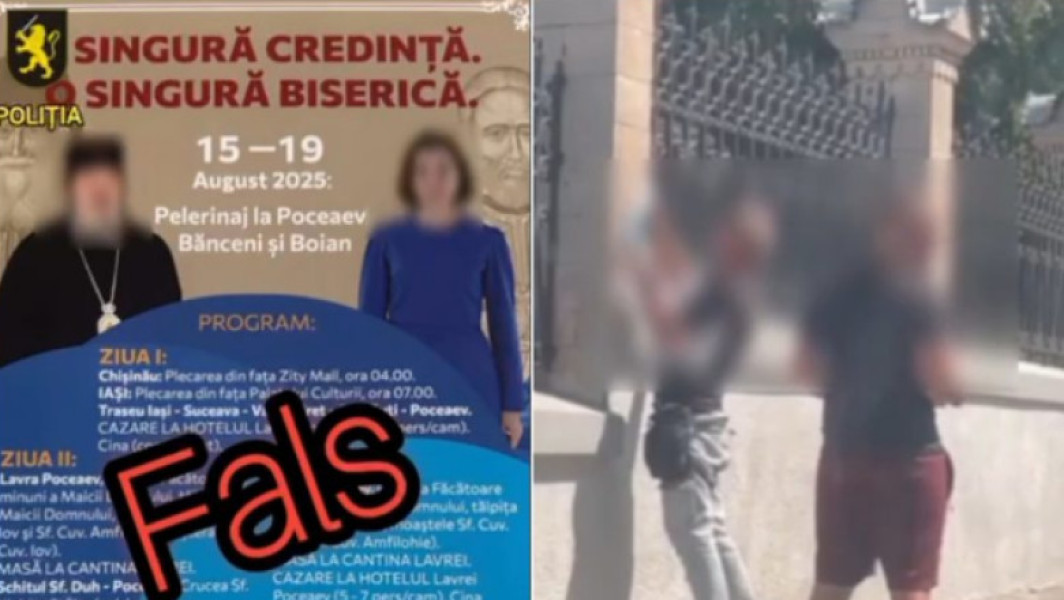 Doi bărbați, reținuți pentru distribuirea de afișe cu mesaje instigatoare în Chișinău