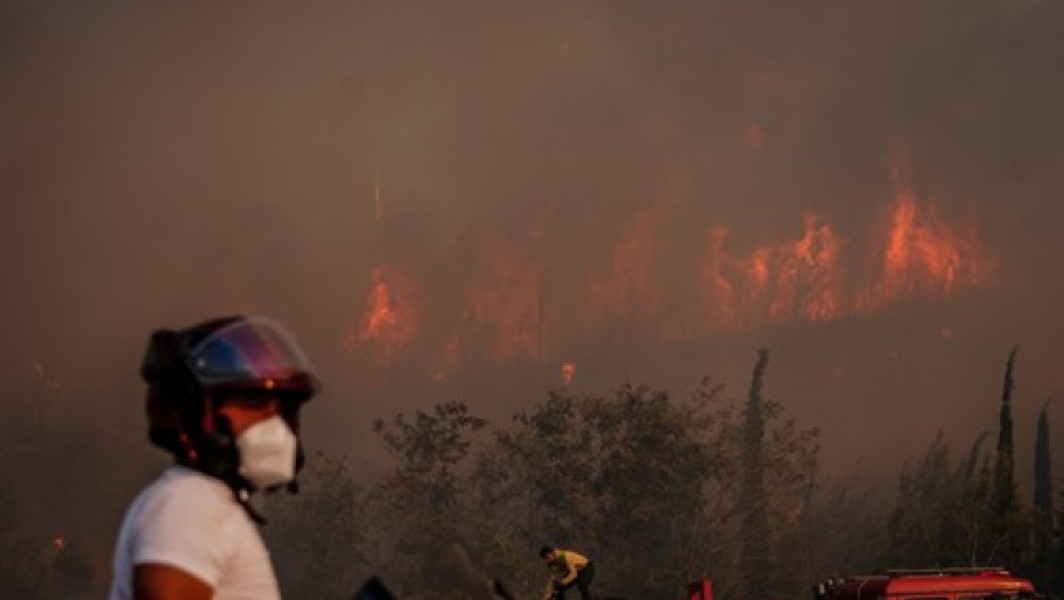 Incendii de vegetație în provincia Canakkale, Turcia