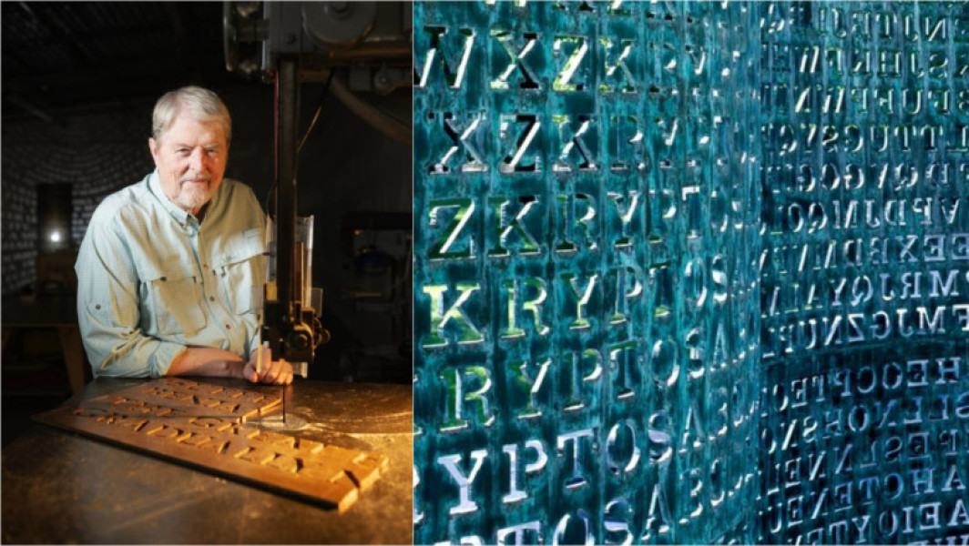 articol despre misterul sculpturii kryptos de la CIA
