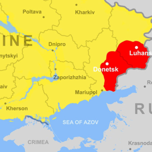 regiunea donetk rămâne un punct fierbinte în conflictul ucrainean cu Rusia