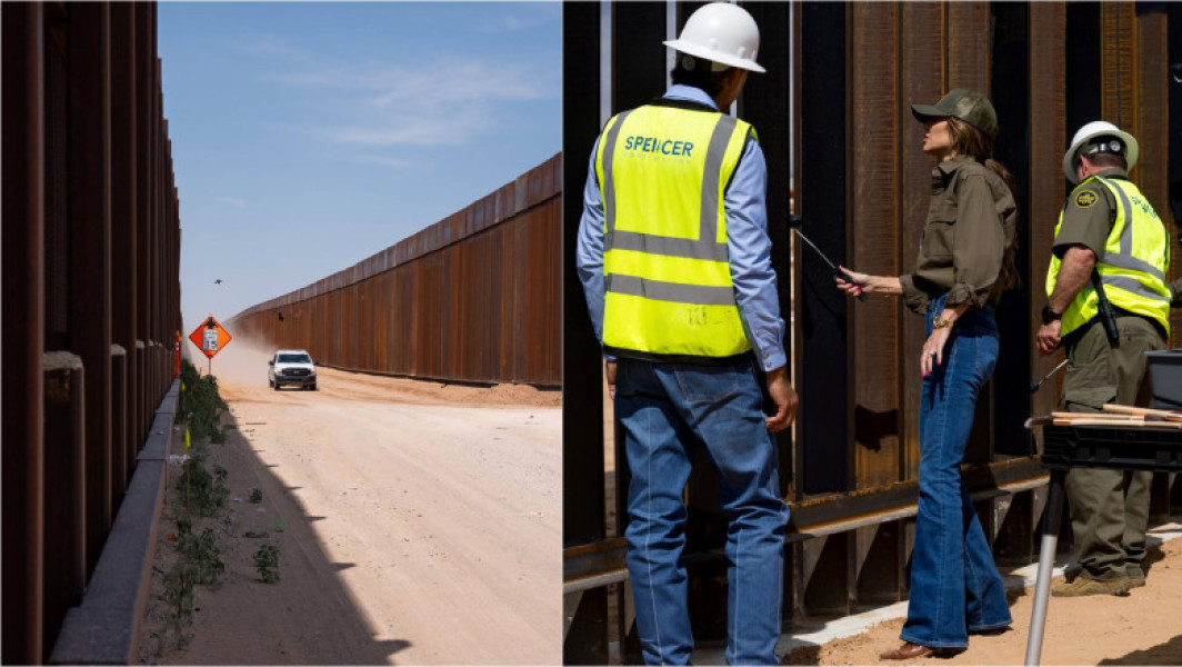 Trump a ordonat vopsirea zidului de la granița cu Mexicul în negru pentru a preveni escaladarea incidentelor
