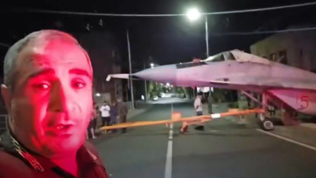 avarii minore ale unui avion MiG-29A rusesc în timpul transportului la Erevan