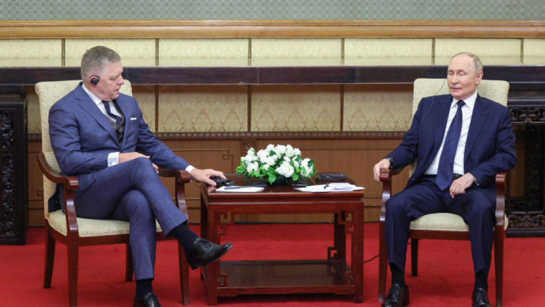 Fico îl întâlnește pe Putin la Beijing în contextul paradei organizate de Xi Jinping