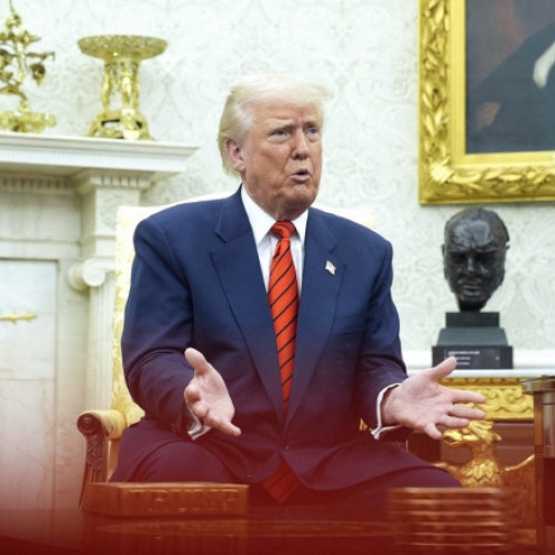Trump reacționează în Biroul Oval la avertismentele despre Putin, în contextul vizitei lui Nawrocki