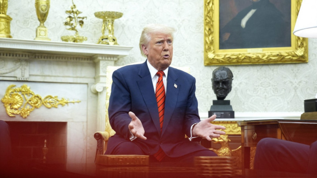 Trump reacționează în Biroul Oval la avertismentele despre Putin, în contextul vizitei lui Nawrocki