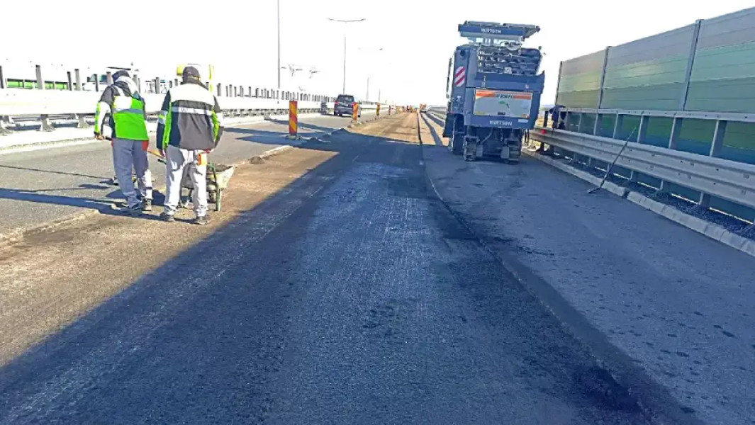 Lucrări de remediere pe A7, varianta ocolitoare Bacău, între km 5+400 și 5+700