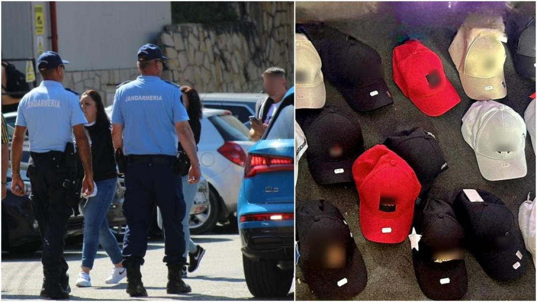Bărbat prins în Bacău oferind spre vânzare articole vestimentare contrafăcute