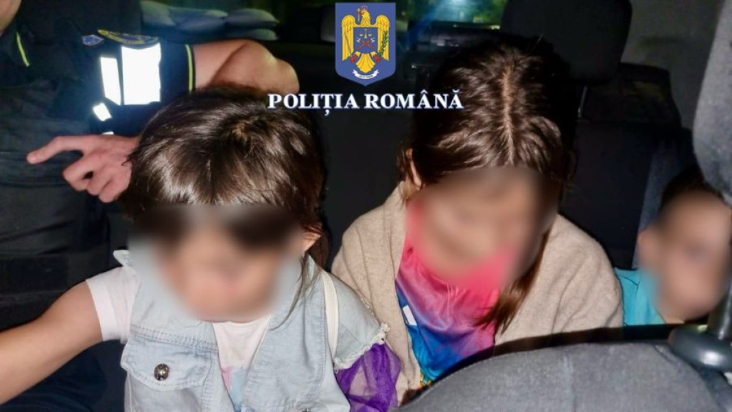 Trei copii din Mănăstirea-Cașin găsiți rătăcind pe bulevard în Onești