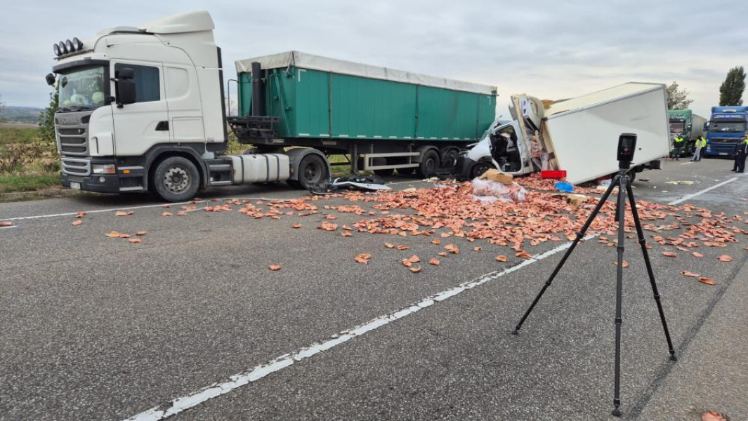 Accident pe E85 la Dumbrava soldat cu o persoană rănită