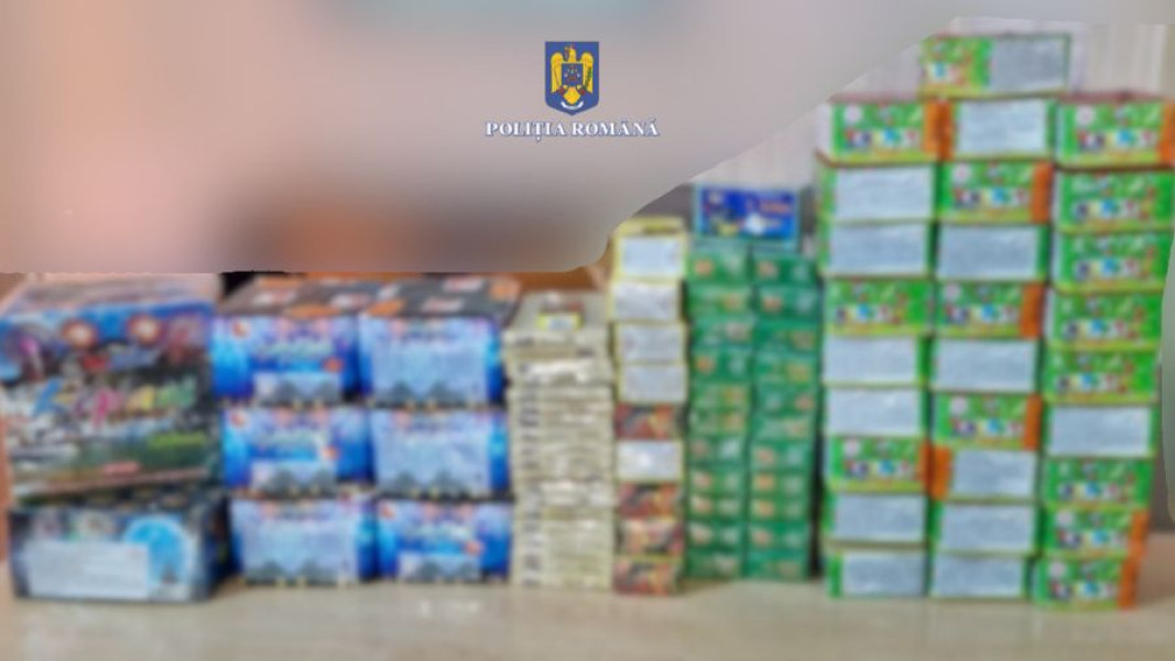 Poliția din Bacău a confiscat peste 2.600 de articole pirotehnice fără autorizație