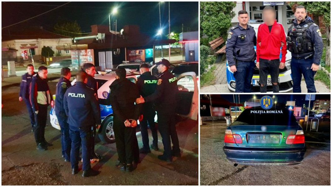 Tânăr prins la volan beat și fără permis, după o urmărire în Bacău