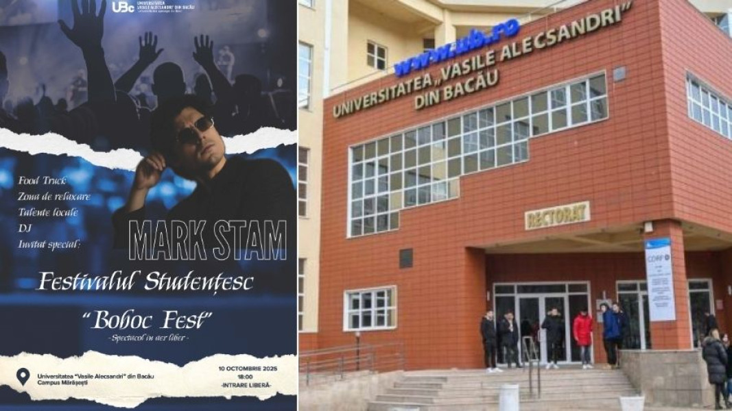 Boboc Fest 2025 la Universitatea „Vasile Alecsandri” din Bacău, o săptămână dedicată bobocilor