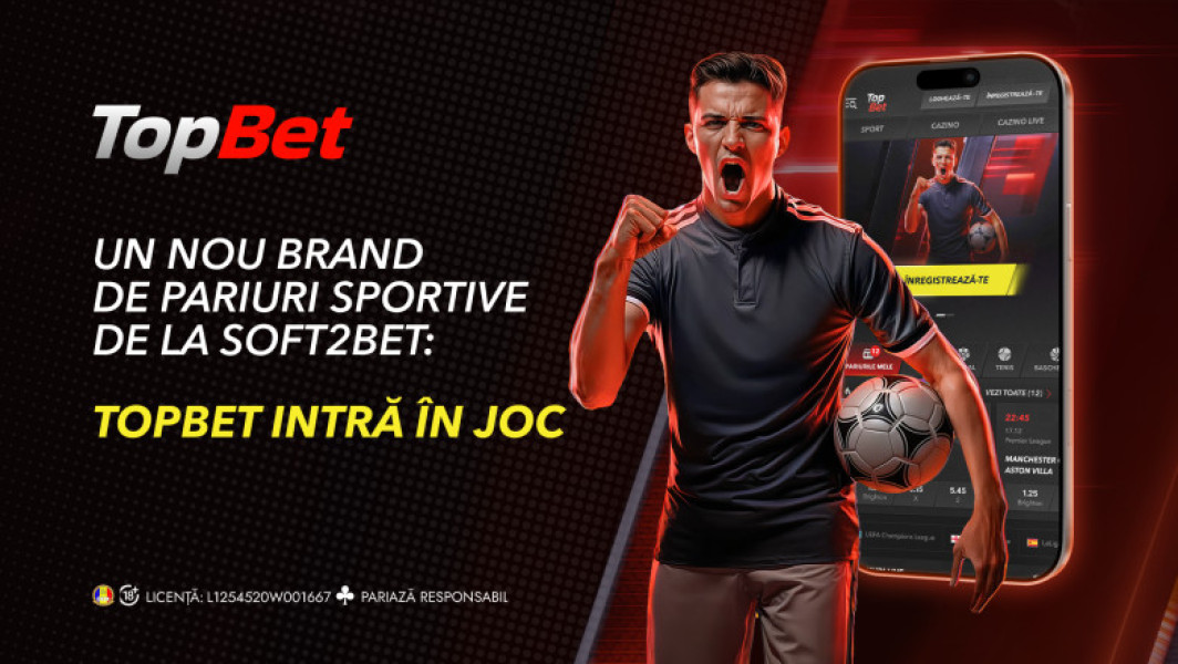 TopBet, noua platformă de pariuri sportive online lansată în România