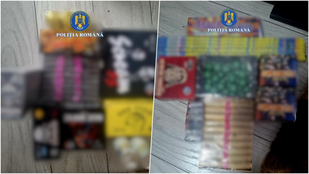 Descoperire de 7 kilograme de articole pirotehnice ilegale în județul Bacău