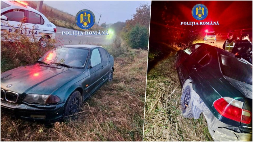 Tânăr reținut în Bacău după ce a condus fără permis și cu număr fals de înmatriculare