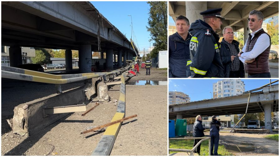 Pericol pe Pasajul Narcisa; posibilă restricție de trafic pe ambele sensuri