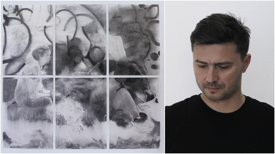 Dragoș Burlacu câștigă premiul pentru desen contemporan în cadrul Art Movements Foundation 2025