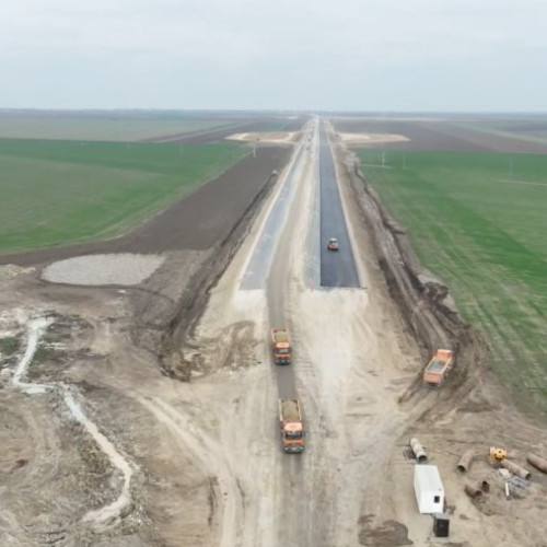 Umbrărescu a construit 29% din Autostrada A7 Buzău-Focșani - Potrivit noilor imagini video, avansul construcțiilor de pe Tronsonul 2 Vadu Pașii-Râmnicu Sărat este de 29%