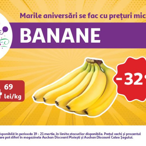 Festivalul Reducerilor Wooww la Auchan a Dus la Super Prețuri pentru Banane, Lego și Mulțime de Alte Produse