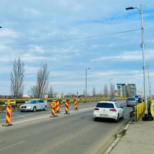 Podul Șerbănești din Bacău revine la normal! Traficul va fi redeschis pe toate cele 4 benzi începând de luni, 25 martie.