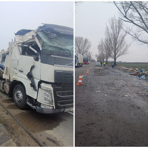 Accident pe DN 2 în Dumbrava, Bacău. Nu sunt victime.